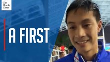 Gian Santos bags silver in swimming event in SEA Games debut