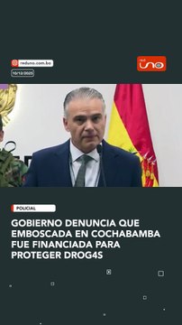 Zar antidrogas acusa que grupos pagaron a comunarios para defender laboratorios de droga y atacar a la Policía