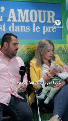 Guillaume et Noémie, couple formé dans "L'amour est dans le pré" et parents d'une petite fille, se livrent auprès de "Purepeople.com".