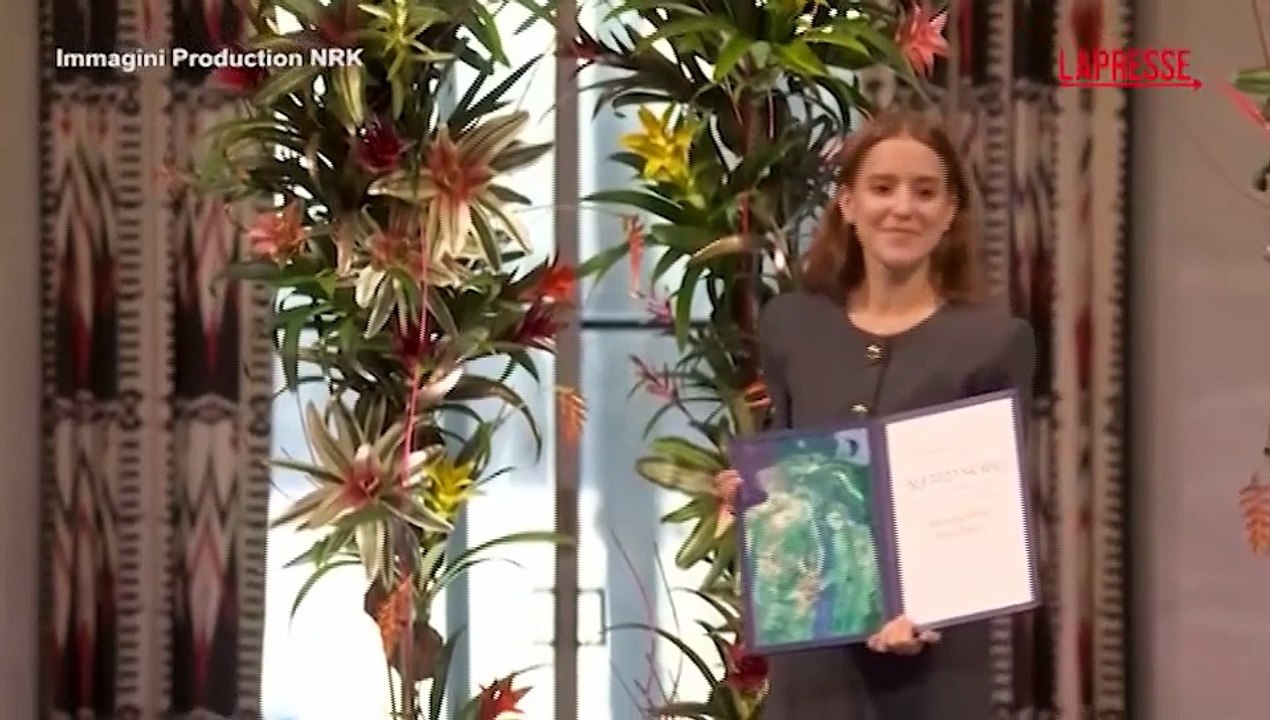 Maria Corina Machado, la figlia ritira il Premio Nobel: "La democrazia ? essenziale per la pace"