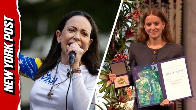 Maria Corina Machado's daughter accepts Nobel Peace Prize in emotional ceremony