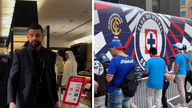 Copa Intercontinental: Cruz Azul sale rumbo al Estadio Áhmad bin Ali y así lo espera la afición a las afueras del hotel