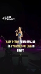 Katy Perry Performs at the Pyramids of Giza in Egypt