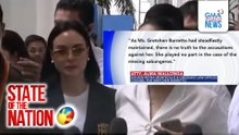 Reklamo kaugnay sa missing sabungeros vs Gretchen Barretto at 10 iba pa, ibinasura ng DOJ Panel of Prosecutors | SONA