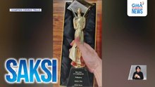 Dennis Trillo, natanggap na ang trophy mula sa Asian Academy Creative Awards | Saksi