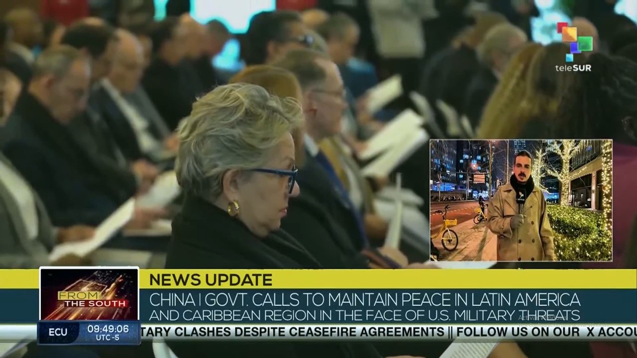 China urges maintaining peace in Latin America and the Caribbean amid U.S. threats