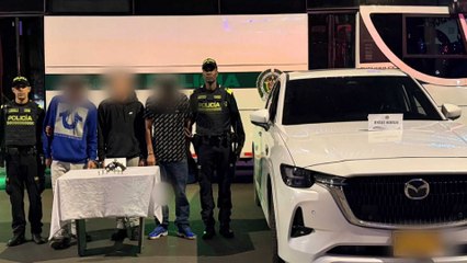 EN VIDEO | Impresionante persecución: Capturan a tres hombres con arma ilegal tras persecución en Bogotá