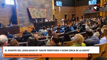 Aryhatne Bahr, afirmó que el desafío del legislador es hacer territorio y estar cerca de la gente