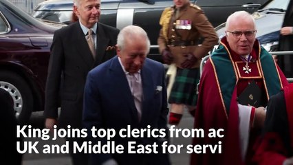 King joins top clerics from across UK and Middle East for Advent service