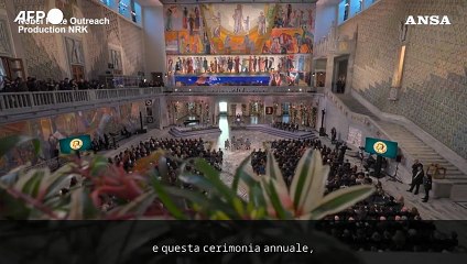 Premio Nobel per la pace Machado: "Dobbiamo essere disposti a lottare per la liberta'"