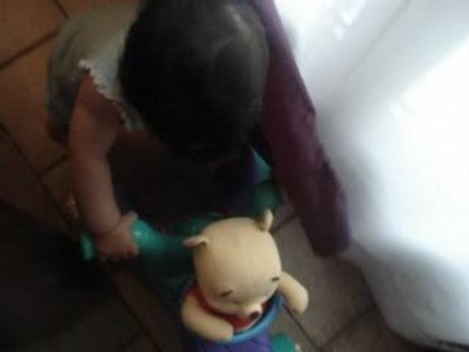 Marine et son pousseur