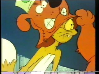 Fraidy Cat (1985 UK VHS) 🐱⚡ - Public Domain Cartoon Classic! 😱🍿