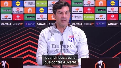 Lyon - Fonseca : "L’équipe a une attitude mentale différente contre les meilleures équipes"