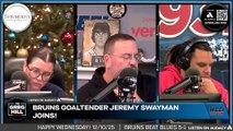 Bruins goaltender Jeremy Swayman joins live! Pasta's back!
