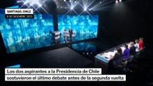El último debate presidencial entre Kast y Jara