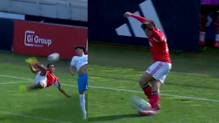 El golazo del Benfica en la Youth League que es candidato al Puskas