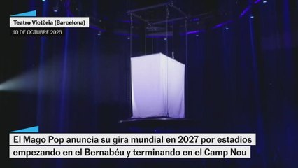 El Mago Pop anuncia su gira de 2027 con una ceremonia especial