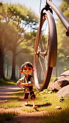 Lilliput vs Gaint cycle _ @Hariput #funny #hariput #lilliput #bicycle (1)