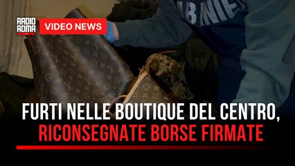 Furti nelle boutique del centro, riconsegnate borse firmate