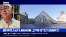 Sécurité du Louvre: "Le Louvre est une énorme machine qui a besoin de travaux très importants", déclare François Chatillon, architecte en chef des monuments historiques