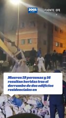 Mueren 19 personas y 16 resultan heridas tras el derrumbe de dos edificios residenciales en Marruecos