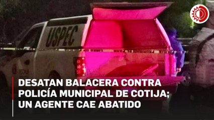 Sujetos armados matan a balazos a un policía de Cotija, Michoacán