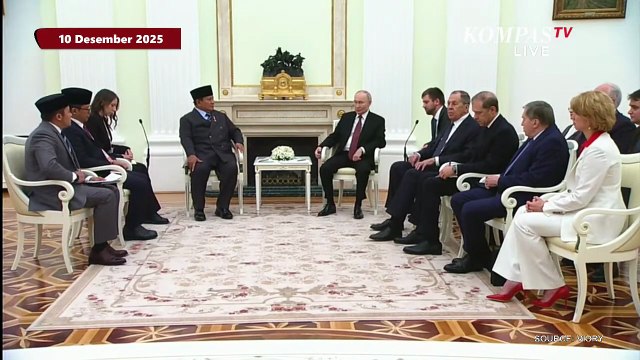 Bertemu Prabowo, Putin Sampaikan Duka atas Bencana Banjir dan Longsor di Sumatera