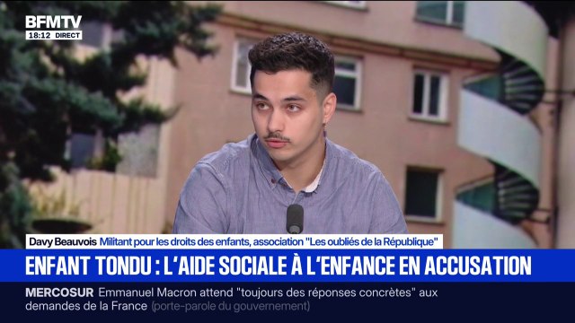 Enfant rasé par ses éducateurs dans un foyer: On n'est pas surpris. Ce sont des dysfonctionnements qui sont documentés depuis 15 ans , déclare Davy Beauvois, militant pour les droits des enfants