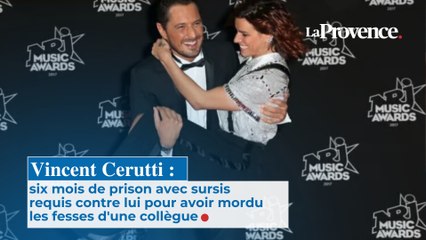 Six mois de prison avec sursis requis contre Vincent Cerutti pour avoir mordu les fesses d'une collègue