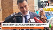 Amarilla cuestionó a Milei por decisiones que perjudicaron a Misiones y al sistema tributario