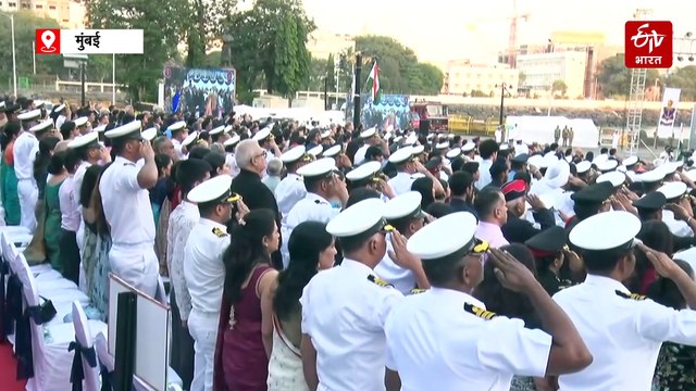 बीटिंग रिट्रीट आणि टॅटू सेरेमनीनं मुंबई मंत्रमुग्ध: गेट वे ऑफ इंडियावर नेव्हीच्या कवायतींचा थरार