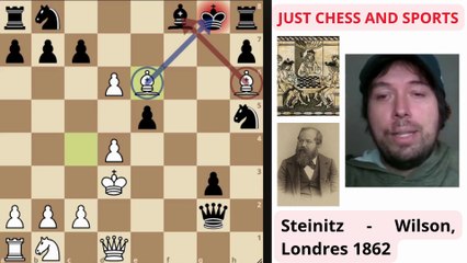 Wilhelm Steinitz ganando con tacticas (1)