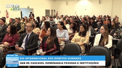 Dia dos Direitos Humanos: OAB de Cascavel homenageia pessoas e instituições
