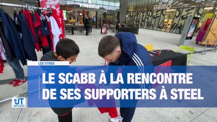 Les sapins de Noël en vente sur les places stéphanoises / La ressoucerie du Forez ouvre ses portes à Montbrison / Les joueurs du SCABB en dédicace au centre commercial Steel