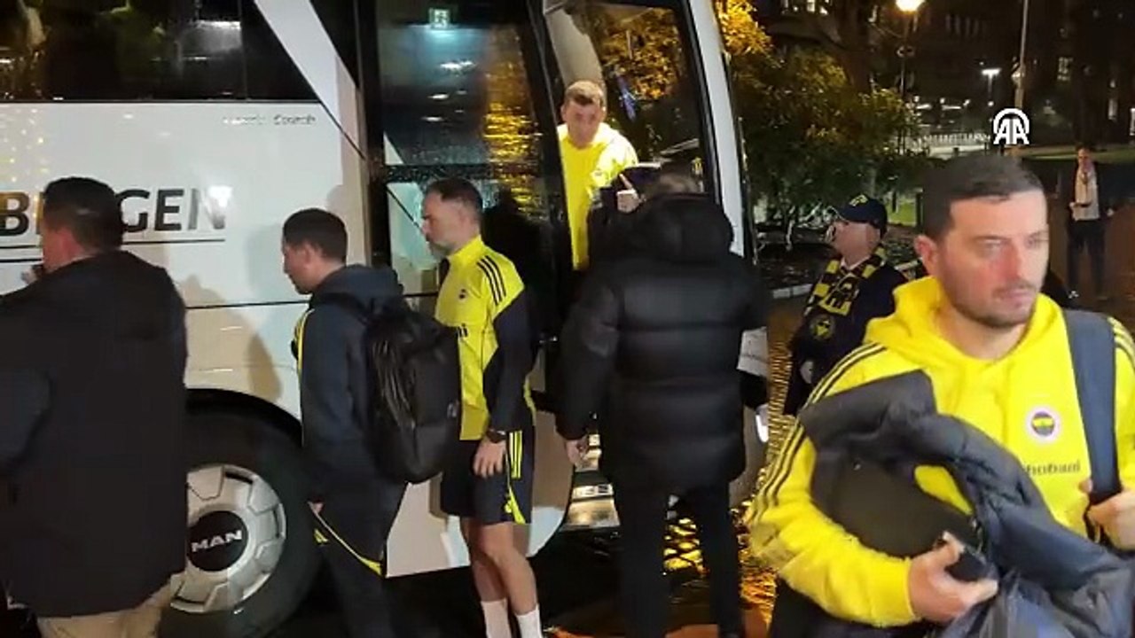 Fenerbahçe kafilesi Bergen'e ulaştı