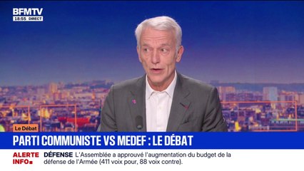 Budget: "Le partage de la valeur dans les entreprises françaises est de loin le plus favorable aux salariés de l'Union européenne", explique Patrick Martin, président du MEDEF