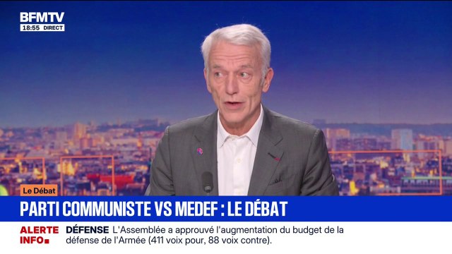 Budget: Le partage de la valeur dans les entreprises françaises est de loin le plus favorable aux salariés de l'Union européenne , explique Patrick Martin, président du MEDEF