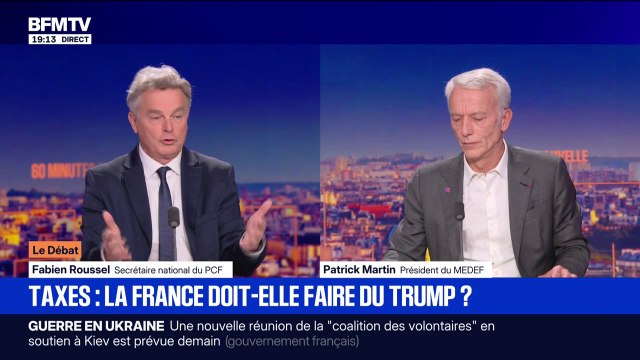 Droits de douane américains: J'ai honte de voir l'attitude de la France et de l'Union européenne qui se couchent , dit Fabien Roussel (PCF)
