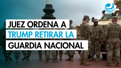 Un juez ordena a Trump poner fin al despliegue de la Guardia Nacional en Los Ángeles