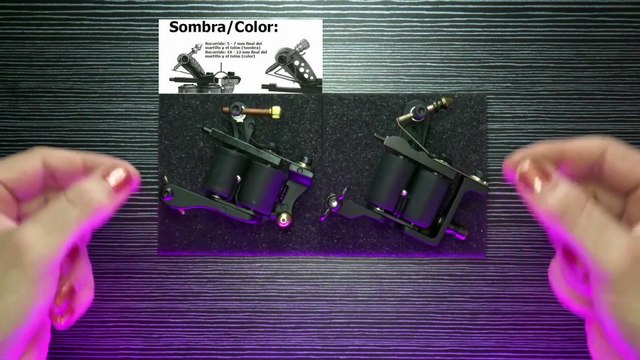 Maquinas De Bobinas Para Tatuar Sombra Shader y Power Shader - Caracteristicas Configuracion y Uso