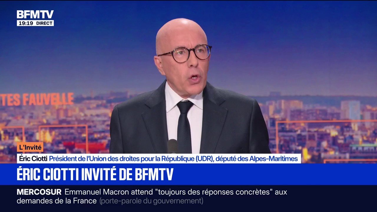 Budget de la Sécu: "C'est un budget socialiste", estime Éric Ciotti (UDR)