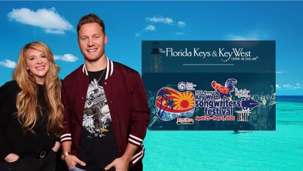 Rob + Holly with Nadine from The Key West Songwriters Festival