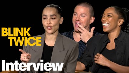 'Blink Twice' Interviews with Zoë Kravitz, Channing Tatum, Naomi Ackie & More!