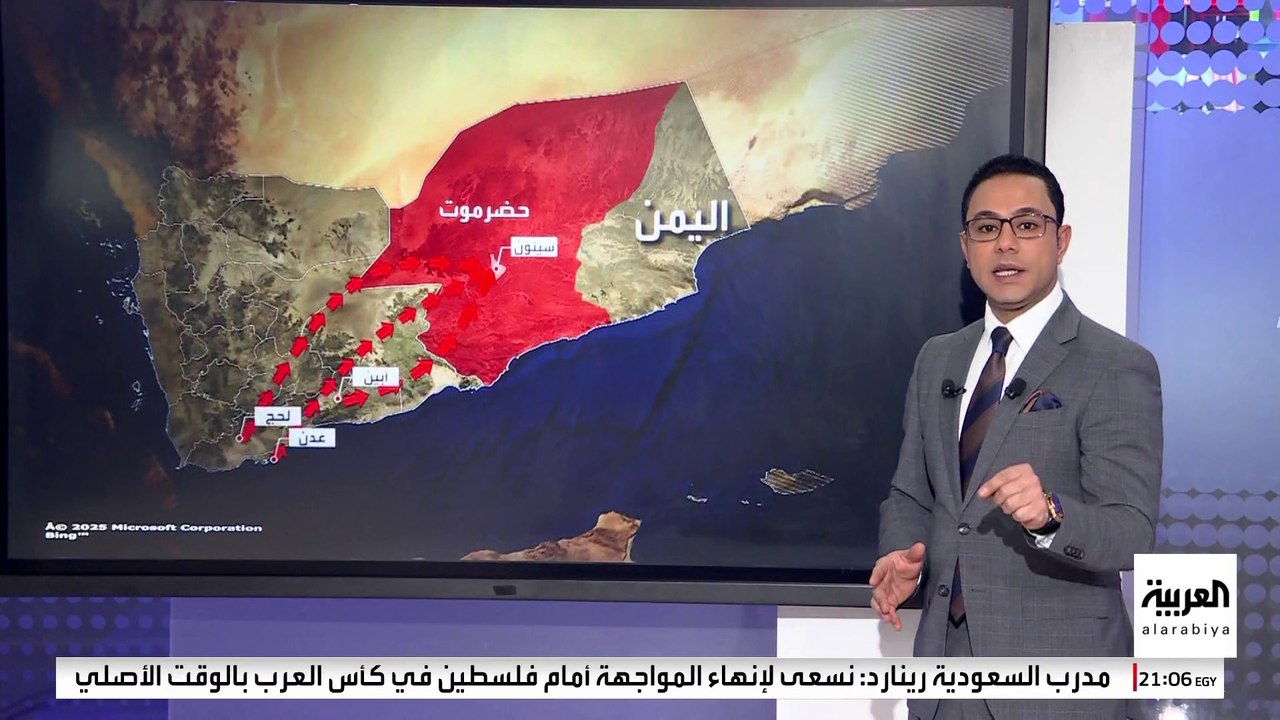 خريطة تحركات المجلس الانتقالي في حضرموت