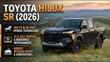 Neuer Toyota Hilux SR (2026) – Das kann die überarbeitete SR-Variante