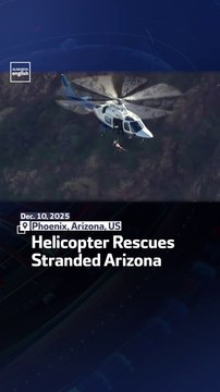 Helicopter Rescues Stranded Arizona Hiker