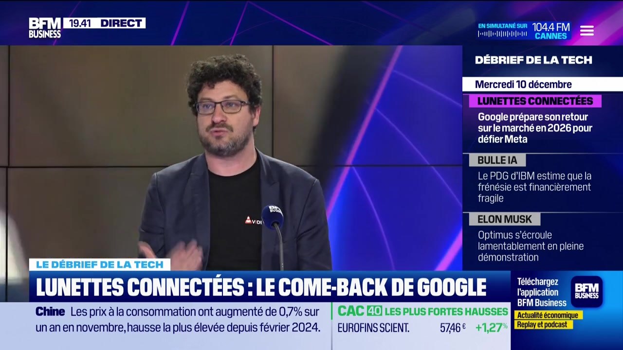 Lunettes connectées : le come-back de Google - 10/12