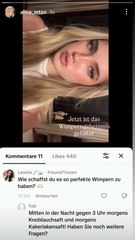 Very beautiful girl: Alina_Mtsn  Instagram story