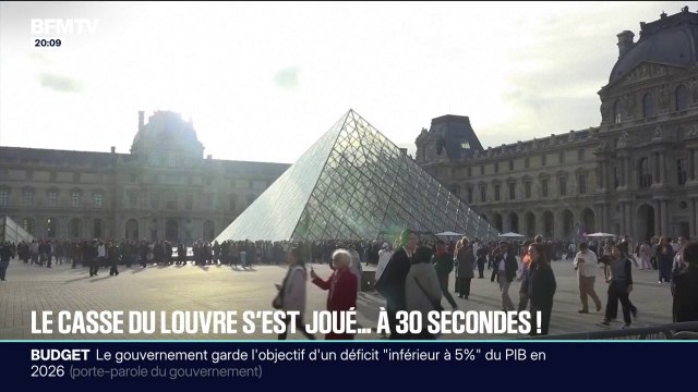 Cambriolage au musée du Louvre: l'enquête administrative montre qu’à trente secondes près, les cambrioleurs auraient pu être arrêtés