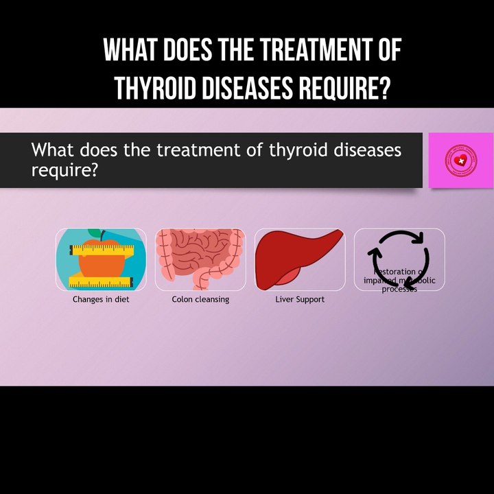 What does the treatment of thyroid diseases require?